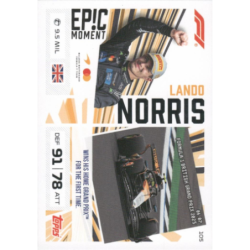 Compra Lando Norris Epic Moments Turbo Attax F1 2026