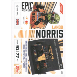 Añade a tu colección Lando Norris Epic Moments Turbo Attax Formula 1 2026