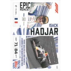 Compra Isack Hadjar Epic Moments Topps F1 Cards Turbo Attax 2026