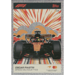 Encuentra  Oscar Piastri Speed Silhouettes Colección Turbo Attax 2026