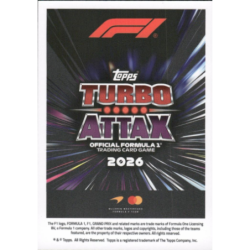 Encuentra  Oscar Piastri Speed Silhouettes Colección Turbo Attax 2026