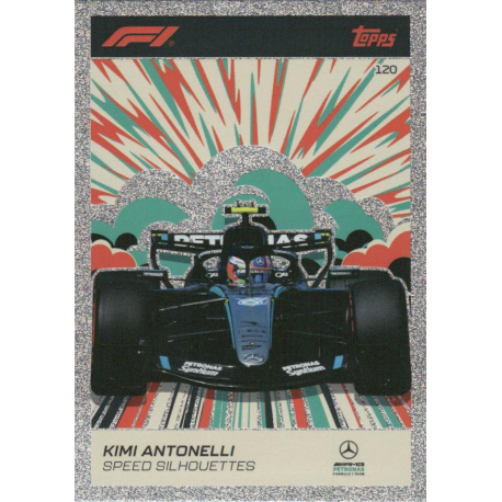 Get it now Kimi Antonelli Speed Silhouettes Cards Turbo Attax 2026