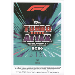 Get it now Kimi Antonelli Speed Silhouettes Cards Turbo Attax 2026