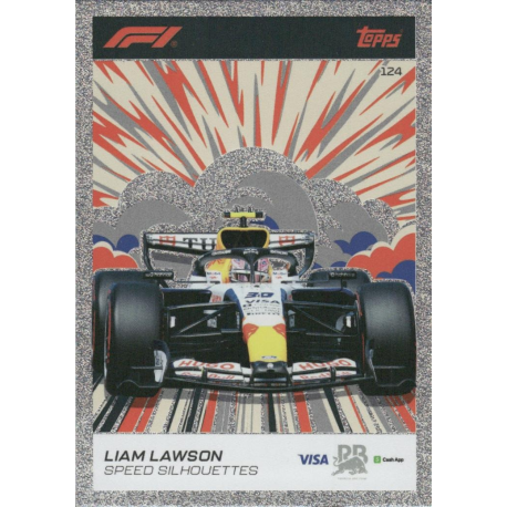 Consigue ahora Liam Lawson Speed Silhouettes Turbo Attax Formula 1 2026