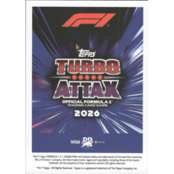 Find and Buy Cards Arvid Lindblad Speed Silhouettes Turbo Attax F1 2026
