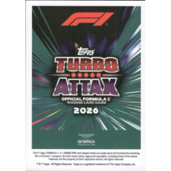 Añade a tu colección Lance Stroll Speed Silhouettes Formula 1 Turbo Attax 2026