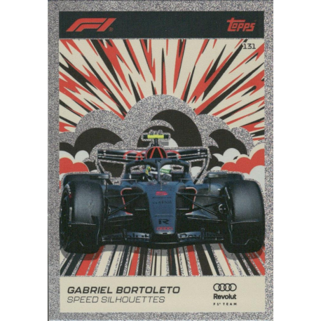 Collect Gabriel Bortoleto Speed Silhouettes Formula 1 Turbo Attax 2026