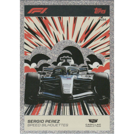 Collect Sergio Perez Speed Silhouettes Topps Turbo Attax 2026
