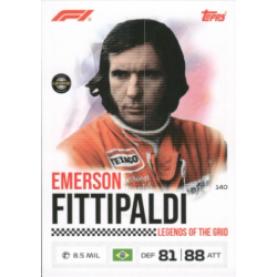 Consigue Emerson Fittipaldi Legends Of The Grid Turbo Attax F1 2026