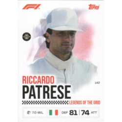 Añade a tu colección Riccardo Patrese Legends Of The Grid Topps F1 Cards Turbo Attax 2026