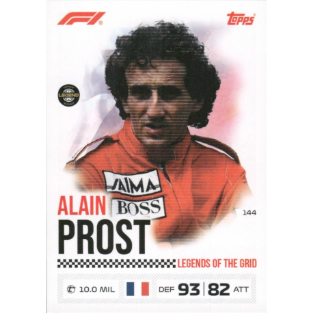 Compra online Alain Prost Legends Of The Grid Turbo Attax Formula 1 Cards 2026