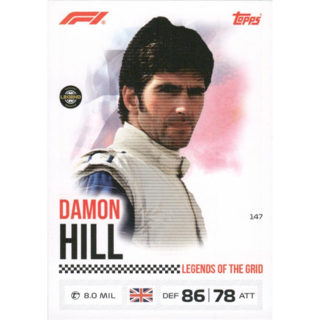 Busca y compra Damon Hill Legends Of The Grid Colección Topps Turbo Attax Formula 1 2026