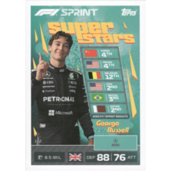 Encuentra George Russell 2025 F1 Sprint Superstars F1 Cards Topps Turbo Attax 2026