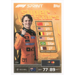 Añade a tu colección Oscar Piastri 2025 F1 Sprint Superstars Topps Formula 1 Turbo Attax 2026