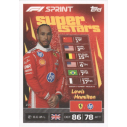 Compra Lewis Hamilton 2025 F1 Sprint Superstars Cards Turbo Attax 2026