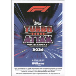 Completa tu colección Carlos Sainz Drivercore Cartas Turbo Attax Formula 1 2026