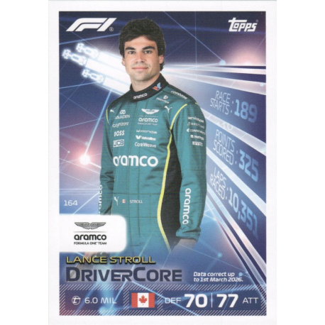 Busca y compra Lance Stroll Drivercore F1 Cards Topps Turbo Attax 2026
