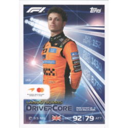 Compra online  Lando Norris Drivercore Colección Turbo Attax 2026