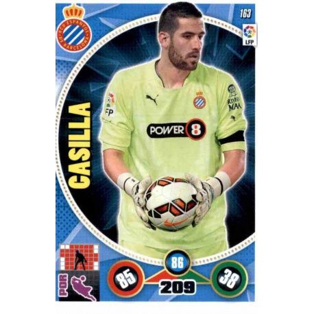 Casilla Espanyol 163 Adrenalyn XL La Liga 2014-15