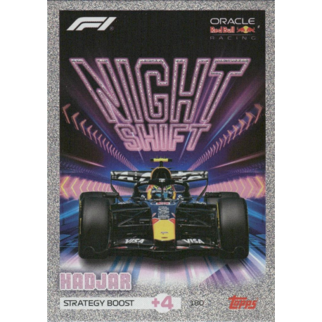 Find Isack Hadjar Night Shift Turbo Attax Formula 1 Cards 2026