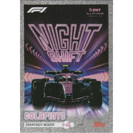 Buy Cards Franco Colapinto Night Shift Cards Turbo Attax 2026