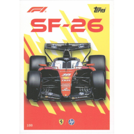 Collect  Charles Leclerc 2026 F1 Car Topps Turbo Attax 2026
