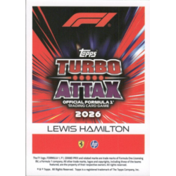 Completa tu colección Lewis Hamilton 2026 F1 Car Topps Formula 1 Turbo Attax 2026