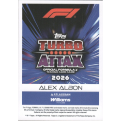 Busca y compra Alex Albon 2026 F1 Car Topps Formula 1 Turbo Attax 2026