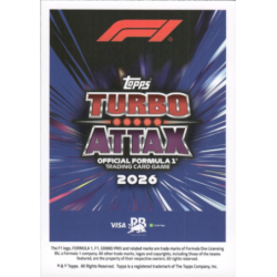 Compra online Liam Lawson La Monumental F1 Turbo Attax 2026