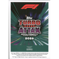 Buy Cards online  Fernando Alonso La Monumental Formula 1 Turbo Attax 2026