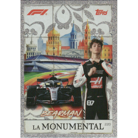 Completa tu colección Oliver Bearman La Monumental Cartas Turbo Attax Formula 1 2026