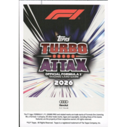 Completa tu colección Nico Hulkenberg La Monumental Turbo Attax F1 2026