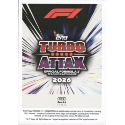 Collect Gabriel Bortoleto La Monumental Turbo Attax Formula 1 2026