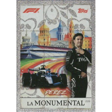Find Sergio Perez La Monumental Cards Turbo Attax 2026