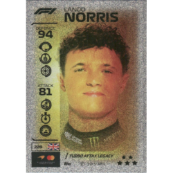 Añade a tu colección  Lando Norris F1 Turbo Attax Legacy Turbo Attax F1 2026