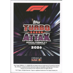 Hazte con Isack Hadjar F1 Turbo Attax Legacy Topps F1 Cards Turbo Attax 2026