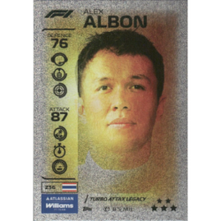 Consigue ahora Alex Albon F1 Turbo Attax Legacy Topps F1 Cards Turbo Attax 2026