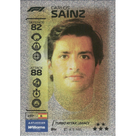 Compra Carlos Sainz F1 Turbo Attax Legacy Comprar Turbo Attax 2026