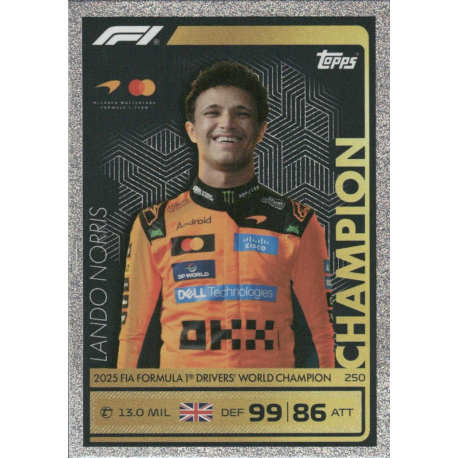 Find Lando Norris Champions Formula 1 Turbo Attax 2026