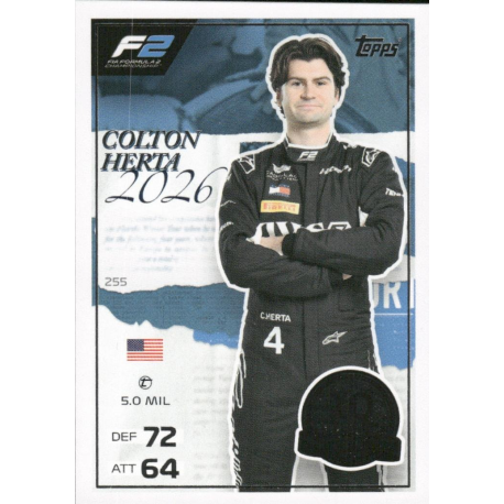 Busca y compra Colton Herta F2 One To Watch Cartas Topps Turbo Attax 2026