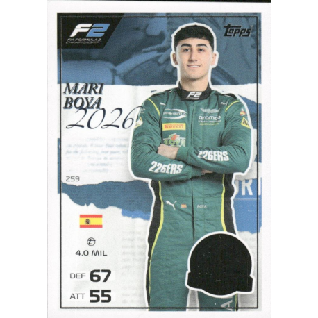 Compra Mari Boya F2 One To Watch F1 Cards Topps Turbo Attax 2026