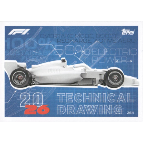 Encuentra FCar  Technical Drawing Topps F1 Turbo Attax 2026