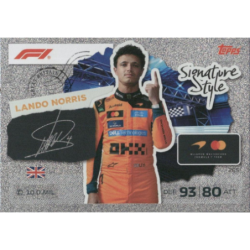 Consigue Lando Norris Signature Style Topps F1 Turbo Attax 2026