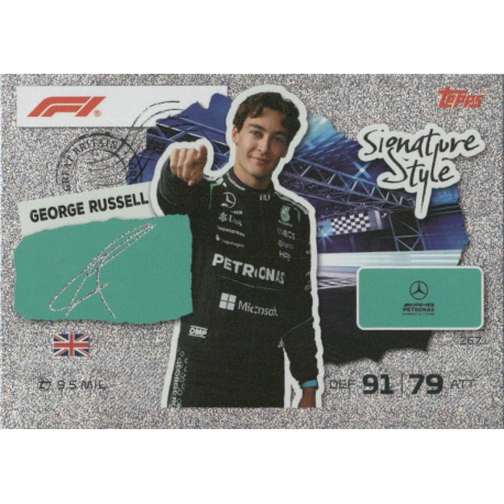 Compra George Russell Signature Style Turbo Attax F1 2026