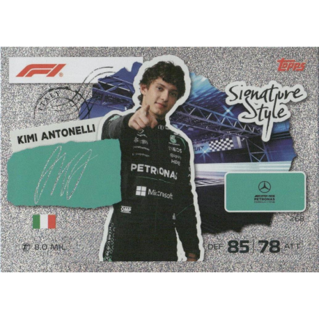 Encuentra  Kimi Antonelli Signature Style Cartas Topps Turbo Attax 2026