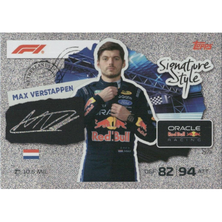 Busca y compra Max Verstappen Signature Style Topps F1 Turbo Attax 2026