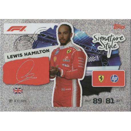 Colecciona Lewis Hamilton Signature Style Colección Turbo Attax 2026