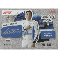 Compra Alex Albon Signature Style Colección F1 Turbo Attax 2026