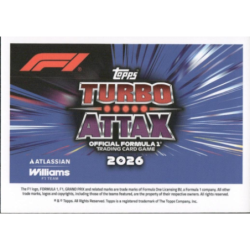 Compra Alex Albon Signature Style Colección F1 Turbo Attax 2026
