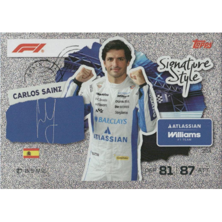 Compra Carlos Sainz Signature Style Turbo Attax F1 2026